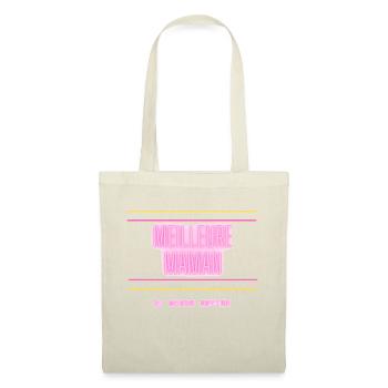 Meilleure MAMAN - Sac en tissu - nature - Devant