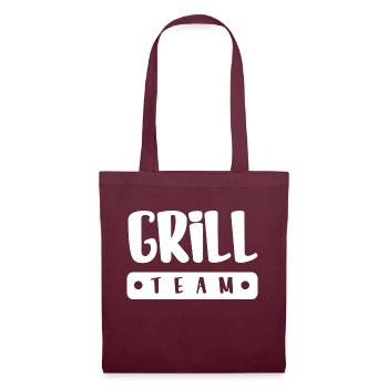 Grill Team - Stoffbeutel - Burgunderrot - Vorne