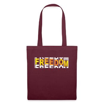 Freedom - Sac en tissu - bordeaux - Devant