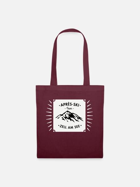 Après-Ski Zell am See - Tote Bag - burgundy