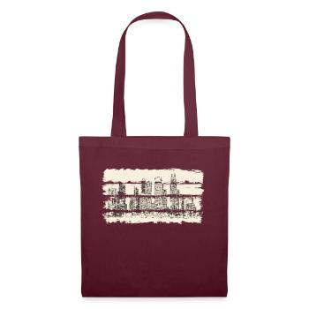 City usa illinois america travel united states - Tote Bag - burgundy - Front