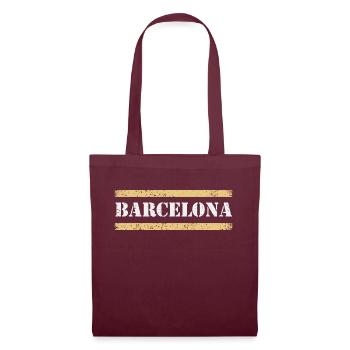Barcelona - Tote Bag - burgundy - Front