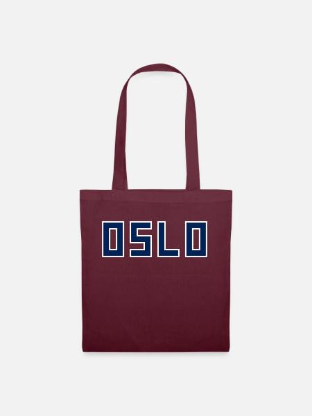 Oslo - Stoffbeutel - Burgunderrot