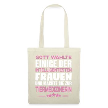 Tiermedizin - Tiermedizinerin - Stoffbeutel - Natur - Vorne