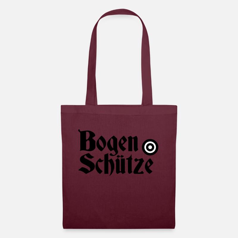 Bow Sagittarius Old School - Tote Bag - burgundy