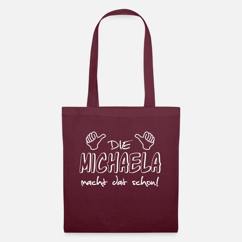 Michaela - Stoffbeutel - Burgunderrot