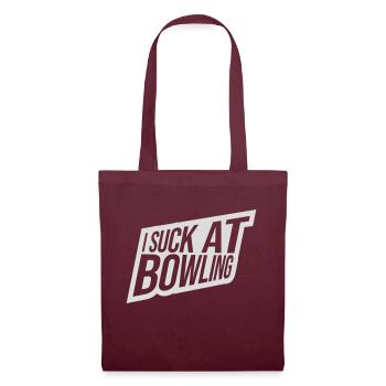Je suis nul au bowling - Sac en tissu - bordeaux - Devant