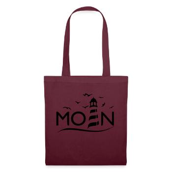 Moin - Stoffbeutel - Burgunderrot - Vorne