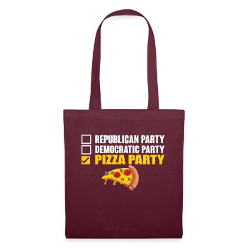Pizza Pie & Slice Dad And Son Matching Pizza Retro - Tote Bag - burgundy - Front