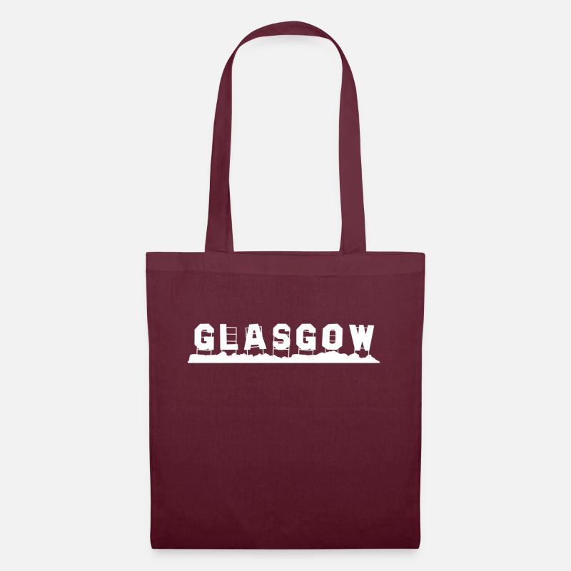 Glasgow - Stoffbeutel - Burgunderrot