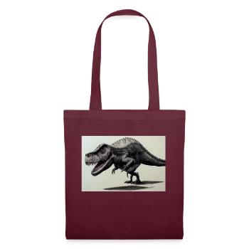 T-Rex - Stoffbeutel - Burgunderrot - Vorne
