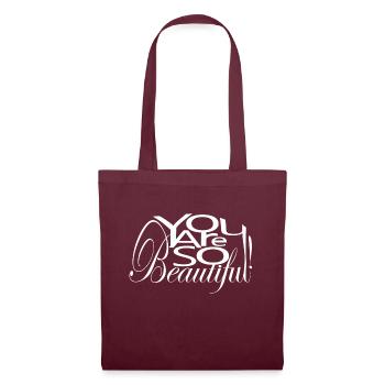You are So Beautiful - Sac en tissu - bordeaux - Devant