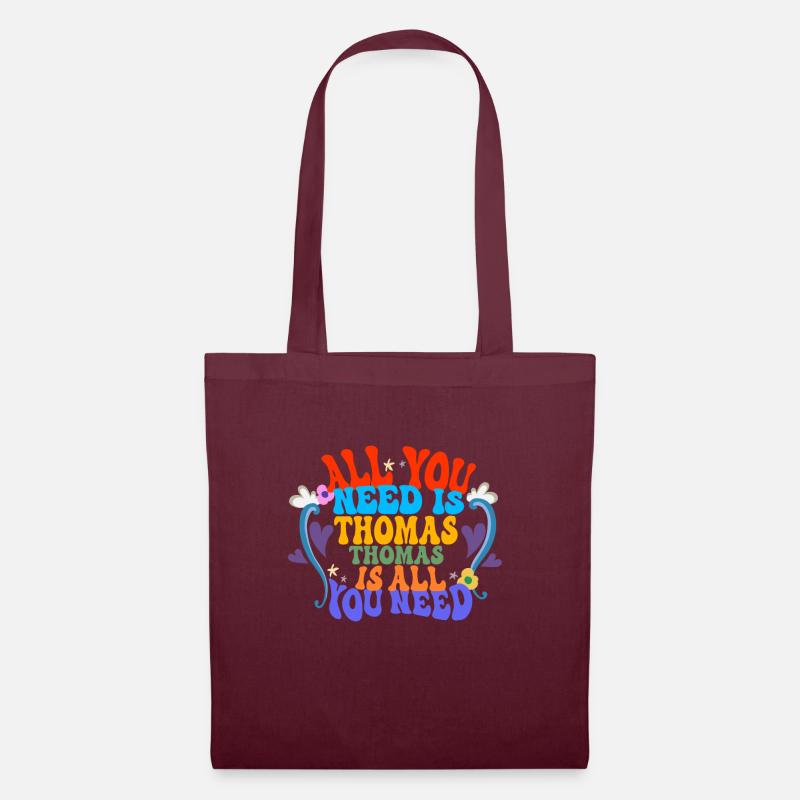 Thomas - Sac en tissu - bordeaux
