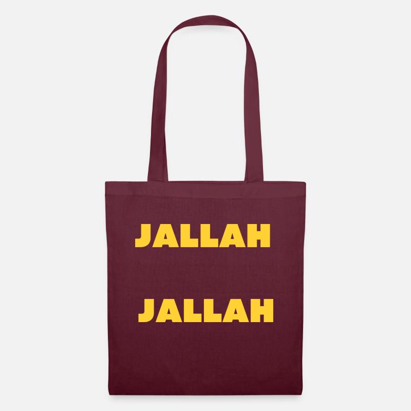 jallah jallah - Stoffbeutel - Burgunderrot