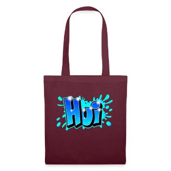 Graffiti "Hui" printable on any medium! - Tote Bag - burgundy - Front