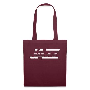 Conception du logo Jazz Lines - Sac en tissu - bordeaux - Devant