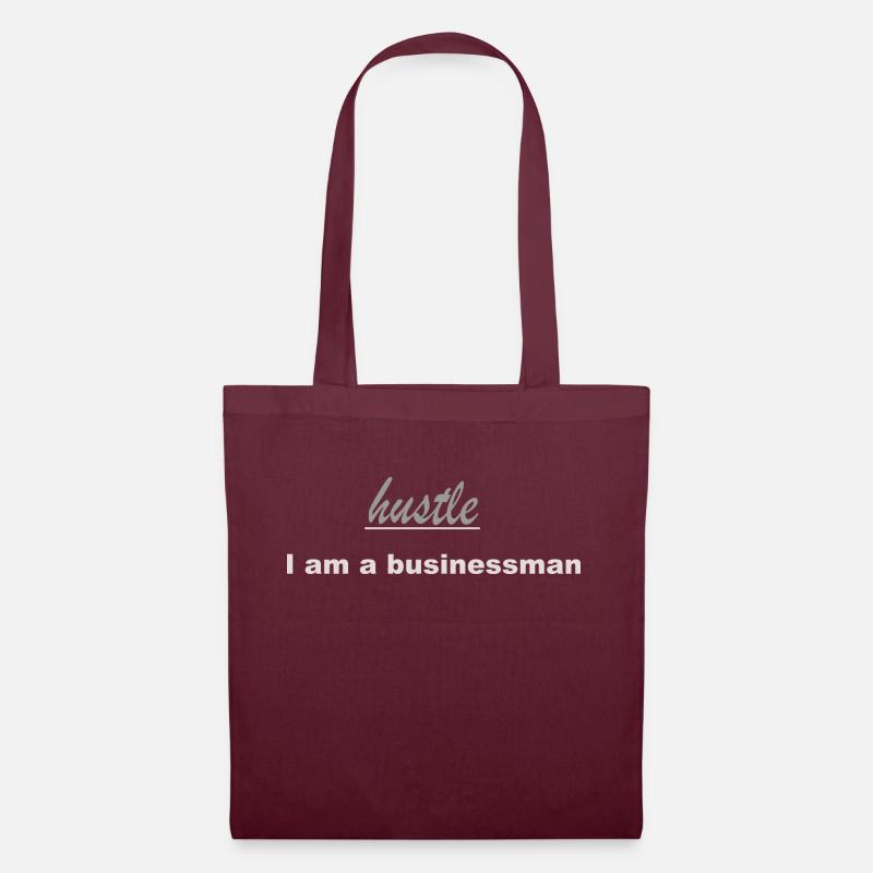 I am a businessman - Stoffbeutel - Burgunderrot