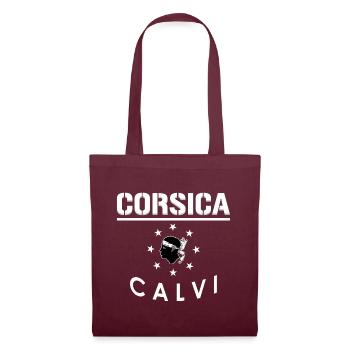 Corse Calvi - Tote Bag - burgundy - Front