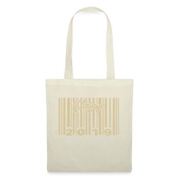 vintage 2019 Barcode 2019: Year 2025. - Tote Bag - nature - Front