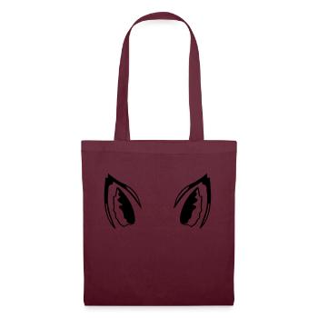 Fox Red Fox Ears Fox Ears Ears Sweet Hearing - Tote Bag - burgundy - Front