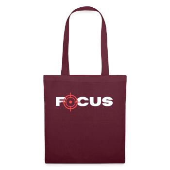 Focus - Stoffbeutel - Burgunderrot - Vorne