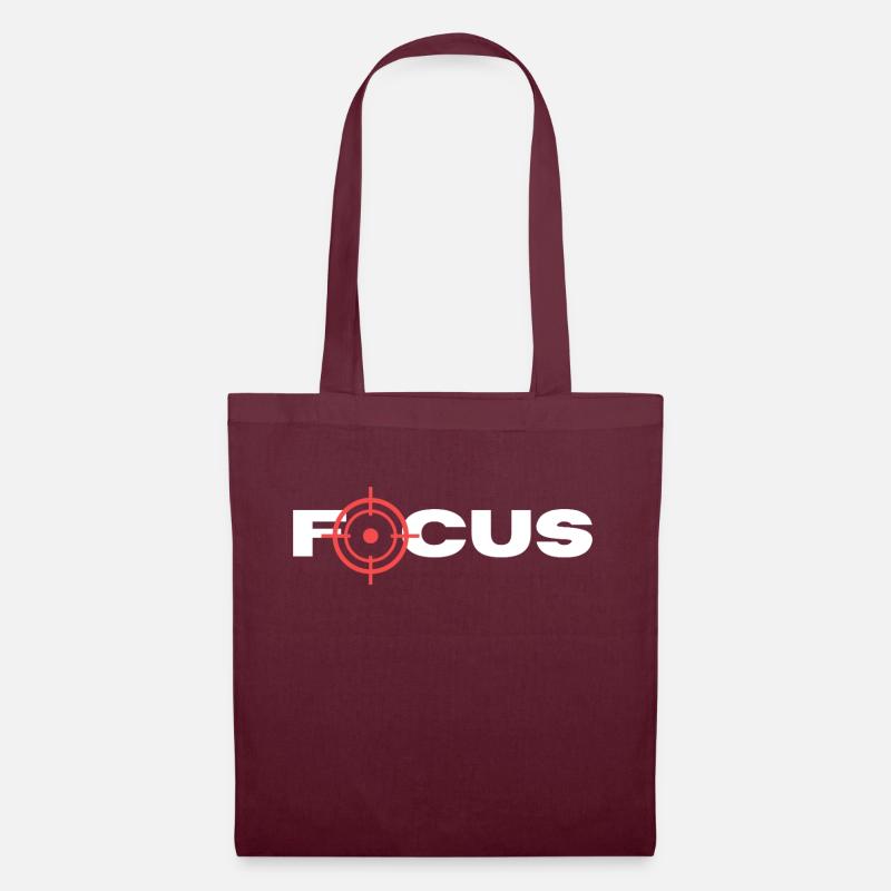 Focus - Stoffbeutel - Burgunderrot