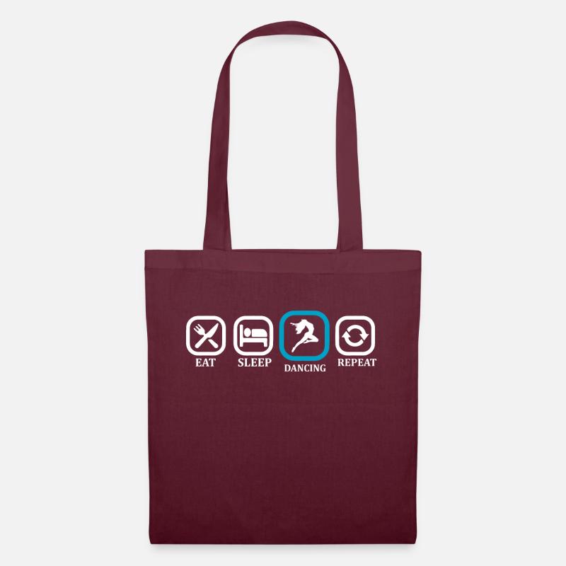 Dancing Dance Music - Tote Bag - burgundy