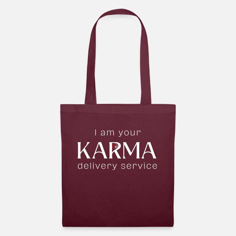 Karma - Tote Bag - burgundy