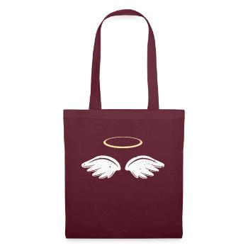 Angel angel wings halo Innocent - Tote Bag - burgundy - Front