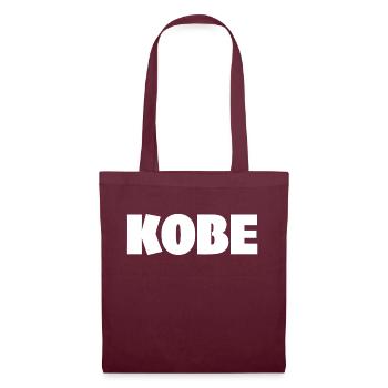 KOBE WHITE - Tote Bag - burgundy - Front