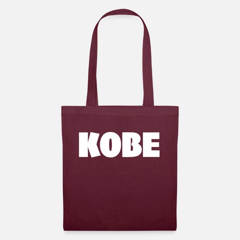 KOBE WHITE - Tote Bag - burgundy