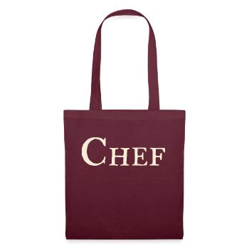 Chef - Stoffbeutel - Burgunderrot - Vorne