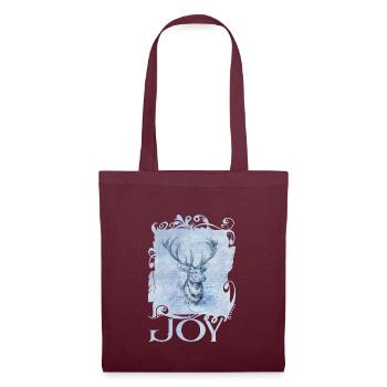 Joy to the world - Stoffbeutel - Burgunderrot - Vorne