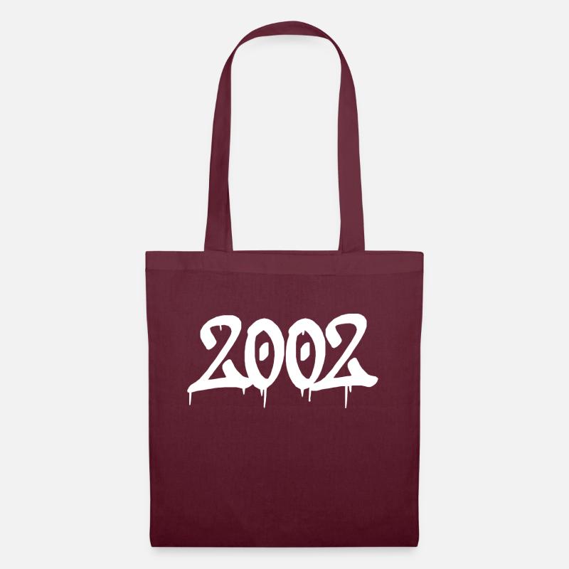 Rap Graffiti Design for Fans 2002 Year - Tote Bag - burgundy