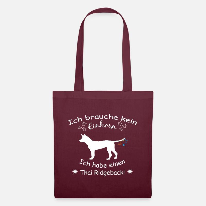 Thai Ridgeback -Thai Ridgeback - Stoffbeutel - Burgunderrot