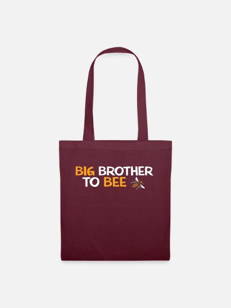 Big Brother to Bee - Stoffbeutel - Burgunderrot