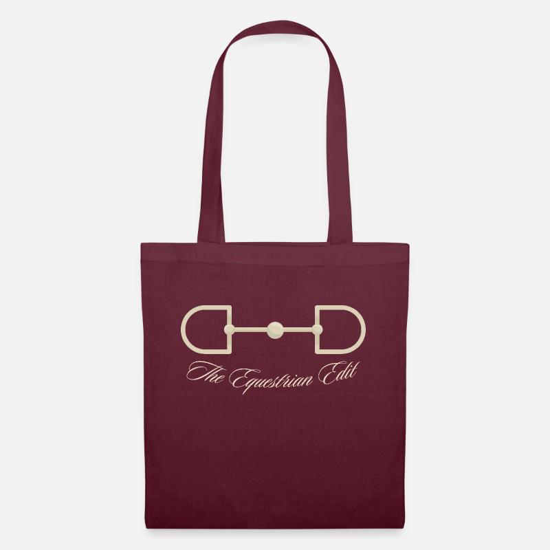 Mors de cheval L’équitation Modifier - Sac en tissu - bordeaux