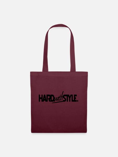 Hard with style - Tote Bag - burgundy