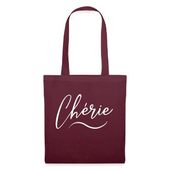 Chérie - Sac en tissu - bordeaux - Devant