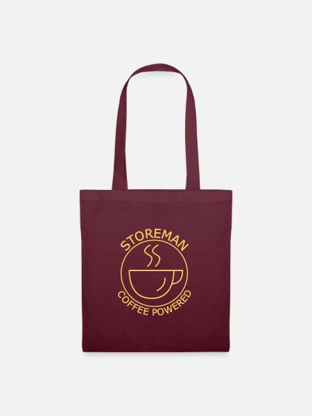Storeman Coffee Powered - Stoffbeutel - Burgunderrot