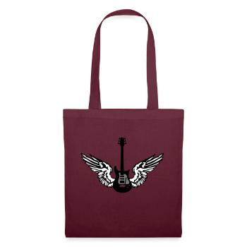 guitar_wings_042013_a_3c - Tote Bag - burgundy - Front