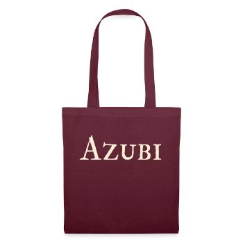 Azubi - Stoffbeutel - Burgunderrot - Vorne