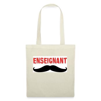 ENSEIGNANT - Sac en tissu - nature - Devant