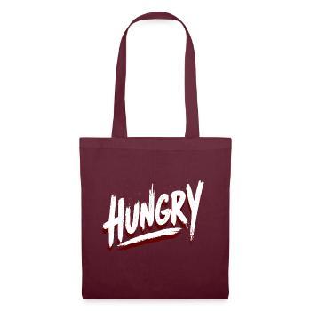 Hungry Brush Police – Style streetwear - Sac en tissu - bordeaux - Devant