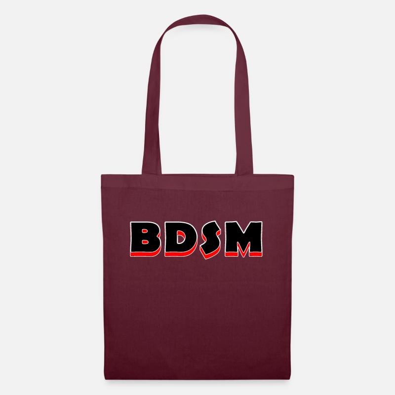 Bdsm text - Tote Bag - burgundy
