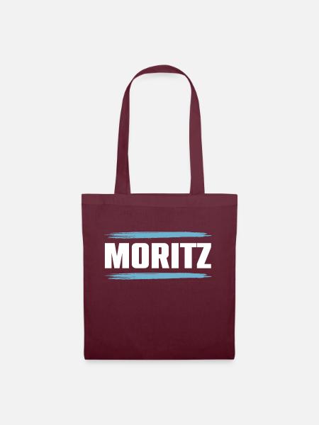Moritz - Stoffbeutel - Burgunderrot