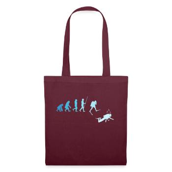 Diving Diver Evolution Retro Scuba - Tote Bag - burgundy - Front