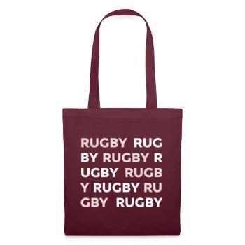 RUGBY - Stoffbeutel - Burgunderrot - Vorne