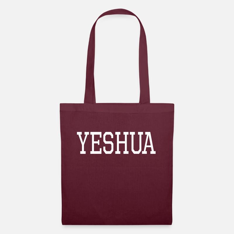 Jesus Yeshua Gift - Tote Bag - burgundy