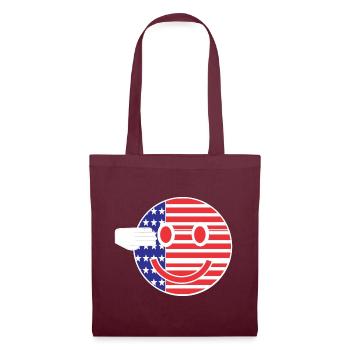 AMERICA SALUTE EMUJI - Tote Bag - burgundy - Front